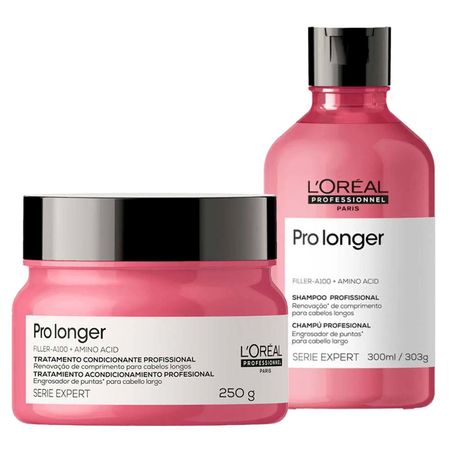 Embalagem de L’Oreal Professionnel Pro Longer Kit – Shampoo + Máscara